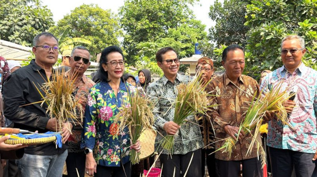 GKR Hemas Apresiasi Inovasi Urban Farming Galon Bekas di Wirobrajan Yogyakarta